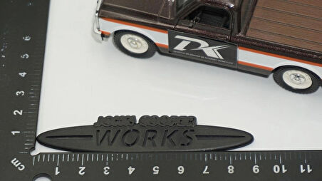 DK Tuning Mini John Cooper Works Bagaj 9cm Siyah Logo Arma