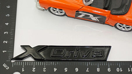 DK Tuning X Drive Yeni Nesil Siyah Bagaj Logo Arma Bmw ile Uyumlu
