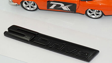 DK Tuning S Drive Yeni Nesil Siyah Bagaj Logo Arma Bmw ile Uyumlu