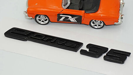 DK Tuning eDrive 35 Bagaj Siyah Yeni Nesil Yazı Logo Bmw İle Uyumlu