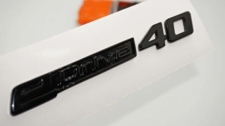 DK Tuning eDrive 40 Bagaj Siyah Yeni Nesil Yazı Logo Bmw İle Uyumlu