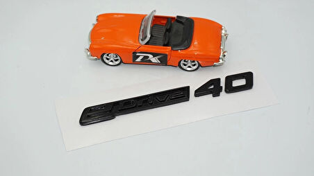 DK Tuning eDrive 40 Bagaj Siyah Yeni Nesil Yazı Logo Bmw İle Uyumlu