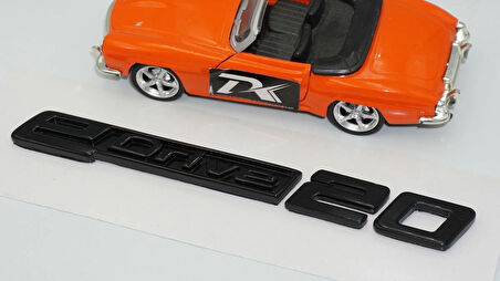 DK Tuning eDrive 20 Bagaj Siyah Yeni Nesil Yazı Logo Bmw İle Uyumlu