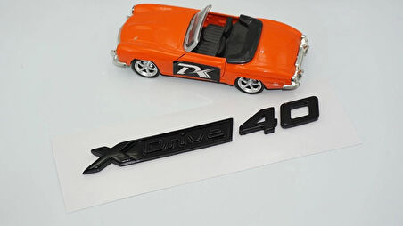 DK Tuning XDrive 40 Bagaj Siyah Yeni Nesil Yazı Logo Bmw İle Uyumlu