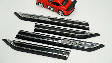 DK Tuning Volkswagen VW Passat R Line 3M 3D Yan Çamurluk Krom Bıçak Logo Arma