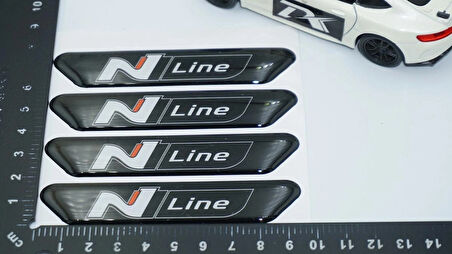 DK Tuning Hyundai N Line Logo Kapı Kenarı Koruma Damla Desen Arma