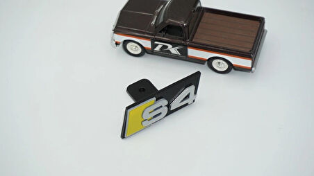 DK Tuning S4 Siyah Gri Ön Panjur Logo Arma Audi İle Uyumlu