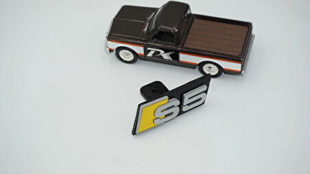 DK Tuning S5 Siyah Gri Ön Panjur Logo Arma Audi İle Uyumlu