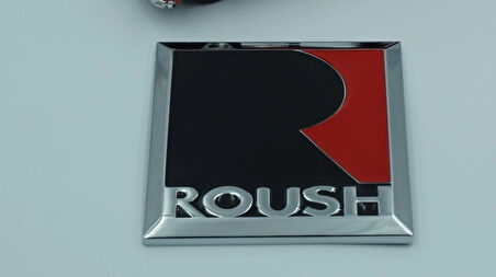 DK Tuning Ford Mustang ROUSH Bagaj Body Logo Krom Metal 3M Plaka