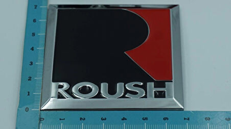 DK Tuning Ford Mustang ROUSH Bagaj Body Logo Krom Metal 3M Plaka