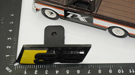 DK Tuning S5 Siyah Sarı Ön Panjur Logo Arma Audi İle Uyumlu