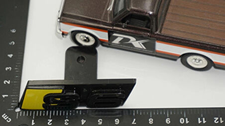 DK Tuning S6 Sarı Siyah Ön Panjur Logo Arma Audi İle Uyumlu