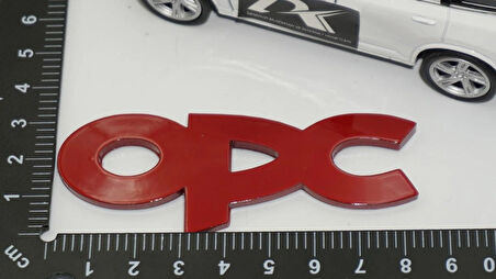DK Tuning Opel OPC Bagaj Kırmızı ABS Logo Amblem Arma