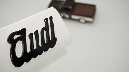 DK Tuning Audi Bagaj Siyah 3M Yazı Logo Arma