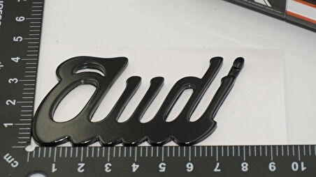 DK Tuning Audi Bagaj Siyah 3M Yazı Logo Arma