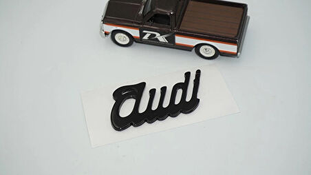 DK Tuning Audi Bagaj Siyah 3M Yazı Logo Arma