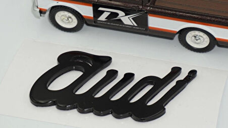 DK Tuning Audi Bagaj Siyah 3M Yazı Logo Arma
