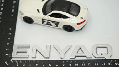 DK Tuning Skoda Enyaq Bagaj Gri Yazı Logo Arma