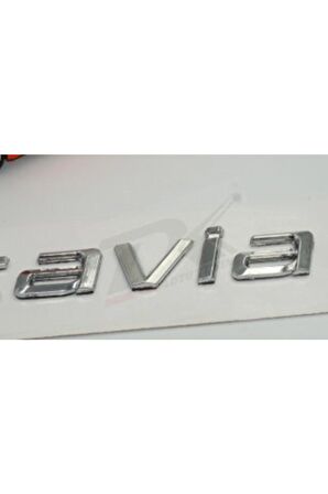 2007-2017 Yeni Nesil Bagaj Krom Abs 3m 3d Yazı Logo Amblem