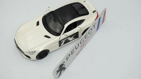 DK Tuning Peugeot Sport Logo Krom Metal Body Plaka Logo Amblem