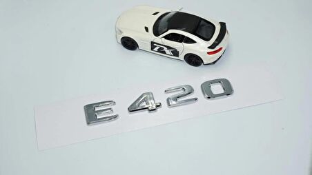 DK Tuning E420 Bagaj Krom ABS 3M 3D Yazı Logo Benz İle Uyumlu