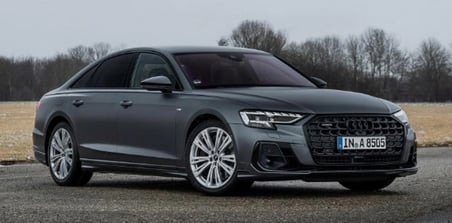 DK Tuning A8 2025+ Yeni Nesil Bagaj Siyah Yazı Logo Arma Audi İle Uyumlu