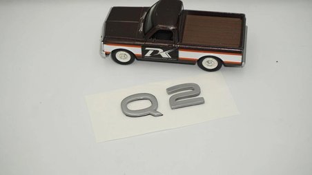 DK Tuning Q2 2025+ Bagaj Gümüş Yazı Logo Arma Audi İle Uyumlu
