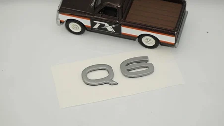 DK Tuning Q6 2025+ Bagaj Gümüş Yazı Logo Arma Audi İle Uyumlu