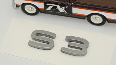 DK Tuning S3 2025+ Bagaj Gümüş Yazı Logo Arma Audi İle Uyumlu