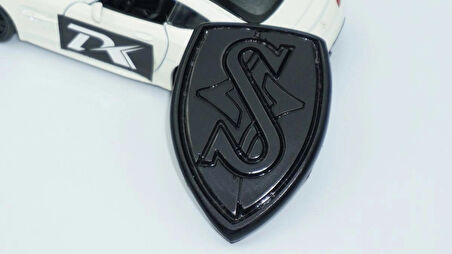 DK Tuning Nissan Silvia S14 Ön Kaput 3M 3D Siyah ABS Logo Amblem