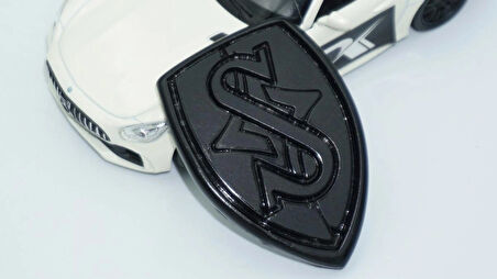 DK Tuning Nissan Silvia S14 Ön Kaput 3M 3D Siyah ABS Logo Amblem