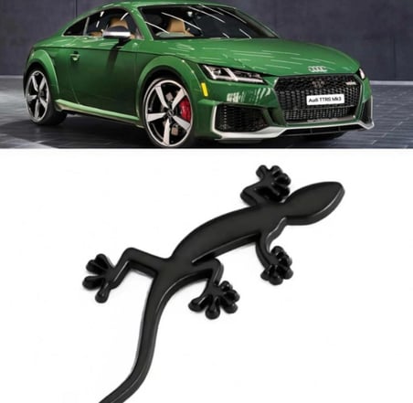 DK Tuning Audi Gecko Siyah ABS Body Logo Arma Seti