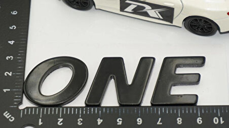 DK Tuning ONE Bagaj Siyah Yazı Logo Arma Mini Cooper İle Uyumlu