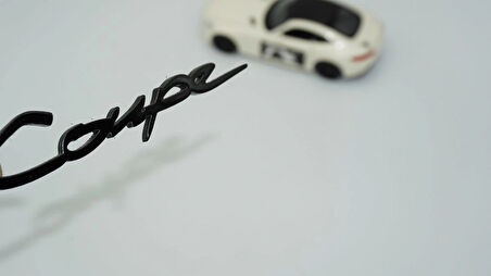 DK Tuning Coupe Siyah ABS 3M 3D Bagaj Logo Bmw İle Uyumlu