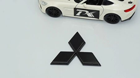 DK Tuning Mitsubishi Lancer Direksiyon 3M 3D Siyah ABS Logo Amblem
