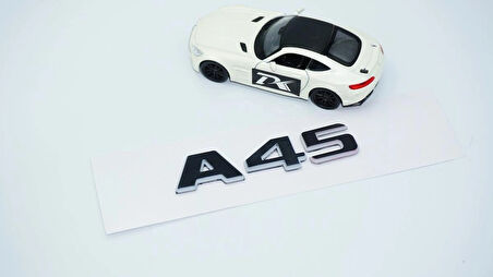 DK Tuning A 45 Bagaj Gri Siyah ABS Yazı Logo Benz İle Uyumlu
