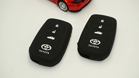 Toyota C-HR Prado Camry Prius Corolla RAV4 Avalon Silikon Anahtar Kılıf Seti