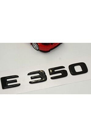 E 350 Bagaj Parlak Siyah Abs 3m 3d Yazı Logo