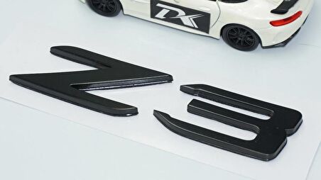 DK Tuning Z3 Bagaj Siyah ABS 3M 3D Yazı Logo Bmw İle Uyumlu
