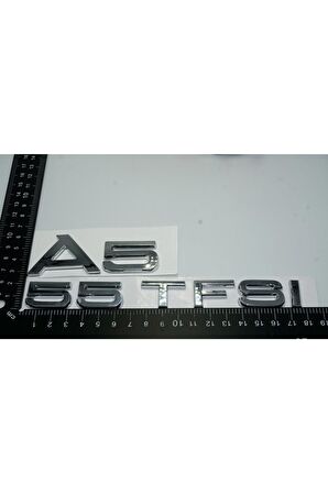 Audi A5 55 Tfsi Krom Abs 3m 3d Bagaj Yazı Logo Orjinal Ürün