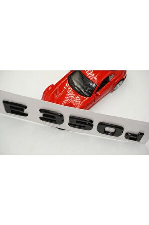 E 350d Bagaj Parlak Siyah Abs 3m 3d Yazı Logo