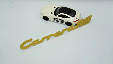 DK Tuning Porsche 911 Carrera RS 3M Gold ABS Bagaj Yazı Logo