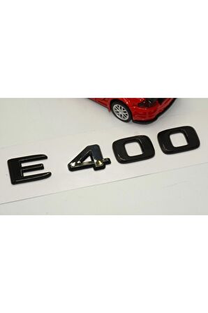 E 400 Bagaj Parlak Siyah Abs 3m 3d Yazı Logo