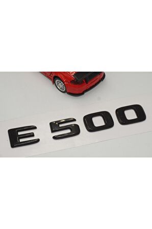 E 500 Bagaj Parlak Siyah Abs 3m 3d Yazı Logo