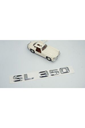 Sl 350 Bagaj Krom Metal 3m 3d Yazı Logo