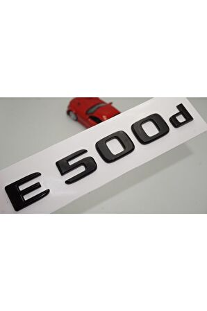 E 500d Bagaj Parlak Siyah Abs 3m 3d Yazı Logo