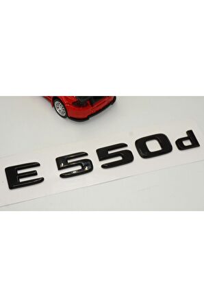 E 550d Bagaj Parlak Siyah Abs 3m 3d Yazı Logo