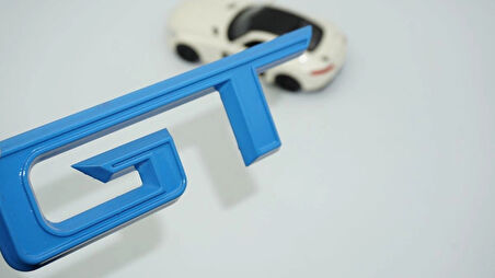 DK Tuning Mustang GT Bagaj Mavi Logo Arma Ford İle Uyumlu