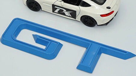 DK Tuning Mustang GT Bagaj Mavi Logo Arma Ford İle Uyumlu