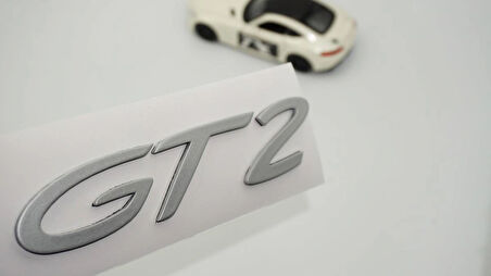 DK Tuning Porsche 911 GT2 Bagaj Gri ABS Yazı Logo Amblem